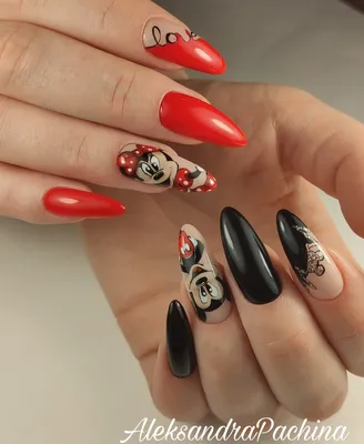 Disney nails | Mickey nails, Mickey mouse nails, Disney nails