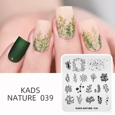 Маникюр на 8 марта / Стемпинг дизайн ногтей / Мимоза маникюр / Абстракция  на ногтях - YouTube