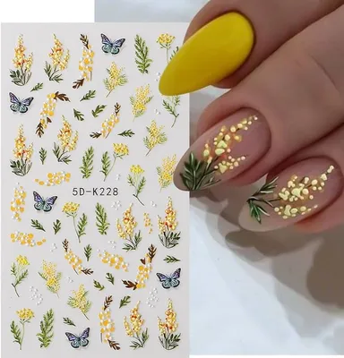 9 Mimosa Nails | 2022 | Gallery posted by ネイルブック公式 | Lemon8