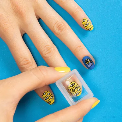 minion nail art - Google Search | Minion nail art, Minion nails, Nail art