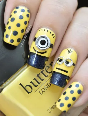 Minions Nail art by ladymarengo on DeviantArt