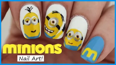 Minions Nail Art Tutorial - YouTube