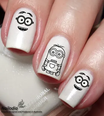 Halloween Nail Pattern Minions 🍌 | Gallery posted by Pstudio.nails | Lemon8