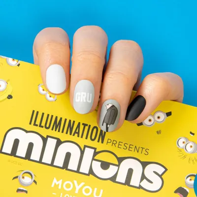 Pink minion nails 💕🥰 Don't mind the hair 😂 the amount of detailing ... |  TikTok