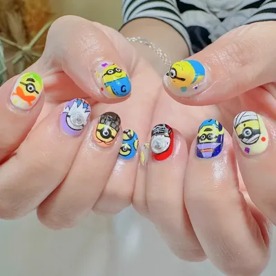 Minions| Nail Wraps | Nail Stickers | Nail Strips | Gel Nails | Nail Polish  Wraps - Nailfordable