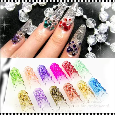 Mosaic Tips\" - Press on Nails