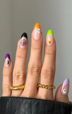 Spider web nail art: Here's how to get the look this Halloween - Good  Morning America