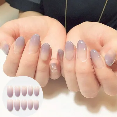 Купить LEMONISH NAILS - Набор из 24 многоразовых, обработанных  УФ-излучением гелевых ногтей Press-On с GLOSSY Finish. (Лимонный  абстракционизм с прозрачной основой) | Joom