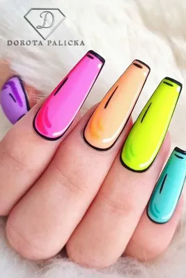 Colorful and Creative Comic Book Nail Designs