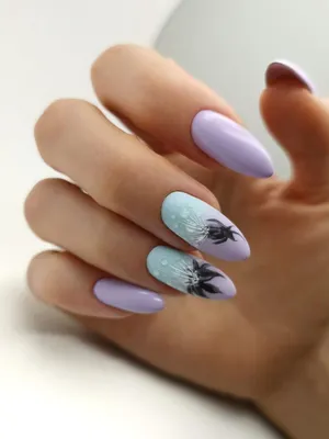 Manicure Dandelion 🌼 The shape of the nails did not fit the client -  YouTube