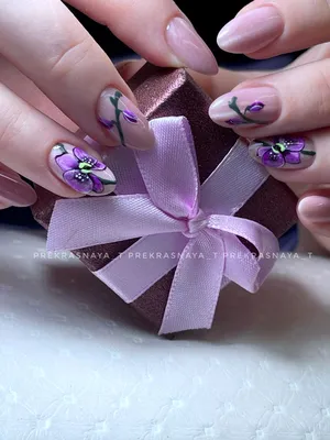 ногти орхидея,кошачий глаз | Nails, Beauty