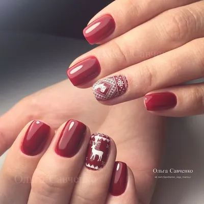 Орнамент | Christmas nails, Cute christmas nails, Holiday nails