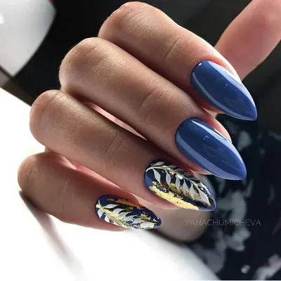 Модный маникюр осень 2020 - 8 модных тенденции (фото) | Gel nails, Trendy  nails, Floral nails