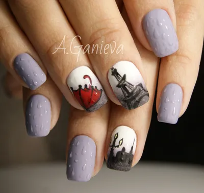 Autumn nails Paris | Маникюр, Нейл-арт, Красивые ногти