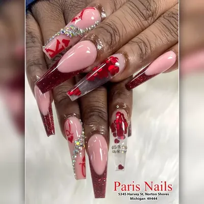 These nails are suitable for any outfit you plan to wear - Paris Nails in  Norton Shores, Michigan 49444