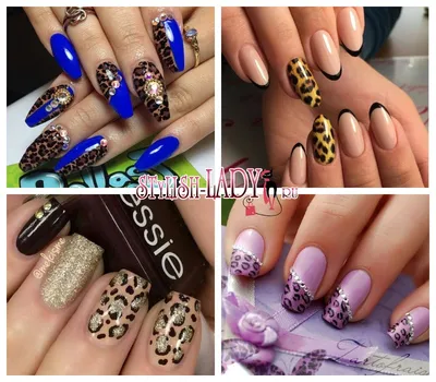 LAK_NAILS Слайдеры наклейки для ногтей леопард звериный принт