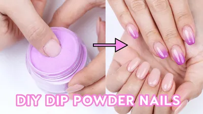 Doing Dip Powder Nails At Home 💅🏻 - YouTube