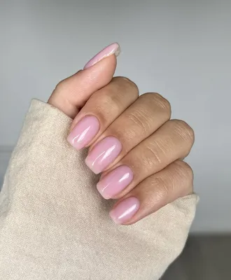 Дизайн ногтей пудровый или цвет увядающей розы. | Nail trends, Bride nails,  Bridal nails