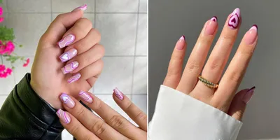 Hailey Bieber Nails Opi Bubble Bath Chrome - Etsy