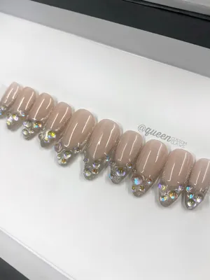 Press on nails Pearl Bubbles - Joyeenails