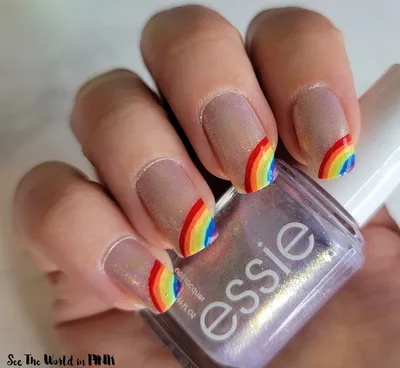 Rainbow Nails (Sponge Gradient) - YouTube