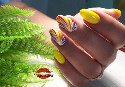 Matte Rainbow Press On Nails | Multicolor Matte Nails