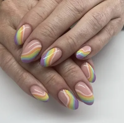 Manicure of the Month: Colorful Tie Dye Nails - living after midnite