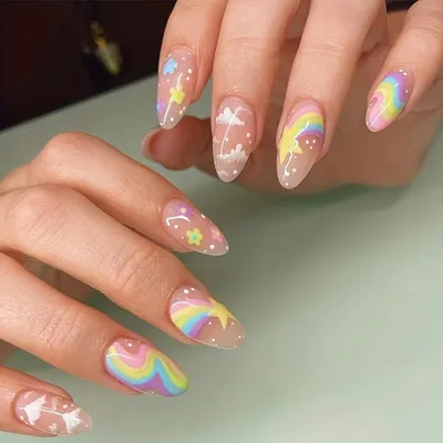 Rainbow Color Shifting Nails Rainbow Glitter Nails Coffin Xl Fake Press Ons  Cute Goth Galaxy Nails Sparkly Holographic Nails Long - Etsy