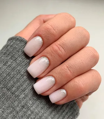 Маникюр + гель-лак + растяжка блестками | Nails_for_you Шеллак для ногтей  (Сергиев Посад) | ВКонтакте