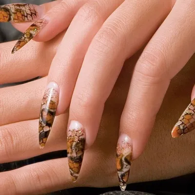 Reptile nails by Brujawhite on DeviantArt