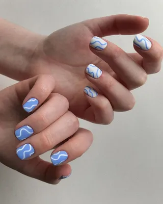Nail PLACE (@nailplace.manicure) posted on Instagram: “В такой жаркий день,  как сегодня, нет никаких двой… | Дизайнерские ногти, Простой маникюр,  Клетчатые ногти