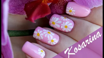 Fashion Nails слайдер-дизайн № М282 - Цветы за 100 руб купить в  интернет-магазине KOKETKA Beauty Shop