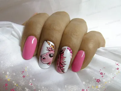 How to make shining rubbing unicorn Touch camomilles Simple and fast nail  design - YouTube