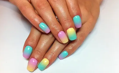 Завораживающий маникюр ombre + идеи с градиентом | Ombre nails tutorial,  Trendy nail art designs, Ombre nail art designs