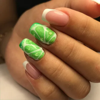 Refresh Yourself ,Lemon Cocktail Fimo Fruits,Simple Nail Design - YouTube