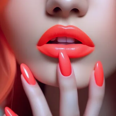 3D Маникюр День Святого Валентина Прекрасные наклейки для дизайна ногтей  Наклейки для ногтей Красные губы Самоклеящиеся – лучшие товары в  онлайн-магазине Джум Гик