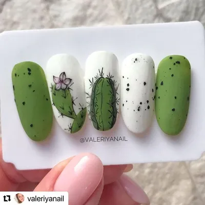 😍😗🌵 This cactus is super cute!!! #nailsdesign #nailssummer #cactus  #летнийманикюр #кактус #маникюрсрисунком | Детские ногти, Дизайнерские  ногти, Бежевые ногти