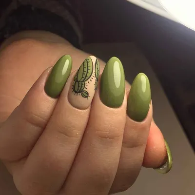 маникюр с кактусом фото_35 | Manicura de uñas, Uñas patrias, Arte de uñas  de gel