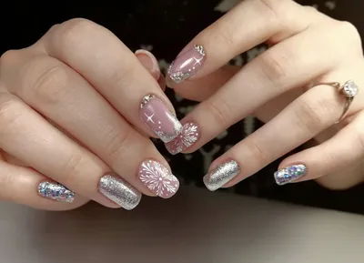 Лучшие идеи маникюра со стразами - статьи компании «Интернет-магазин \"New  Style Nails\"»