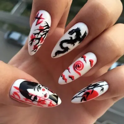 Рисунки цветов на ногтях - Студия красоты \"NailsProfi\"