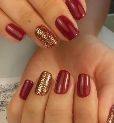 Новогодний маникюр 2023 гель-лаком, 150 фото | Red nail designs, Trendy  nail art, Trendy nail art designs