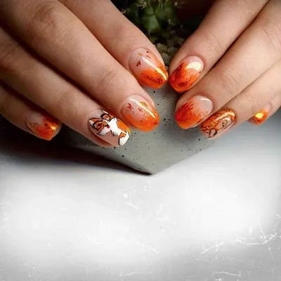 Pin by nagore on Diseños de uñas | Fox nails, Fall nail art designs, Nail  designs