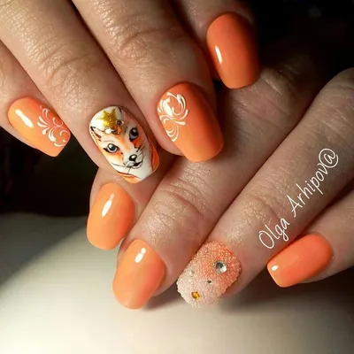 geeknails #ladymarengo #шеллак #гельлак #нейларт #ногти #маникюр  #дизайнногтей #nailart #naildesign #nails #лиса #fox | Нейл-арт,  Дизайнерские ногти, Ногти