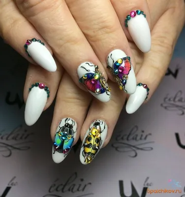 Fashion Nails, слайдер-дизайн, G-50 - Геометрия. насекомые за 100 руб  купить в интернет-магазине KOKETKA Beauty Shop