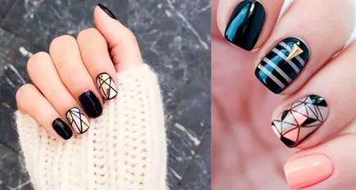 Новый модный лунный маникюр и негативное пространство. Розы на ногтях |  Negative Space Nail Art - YouTube