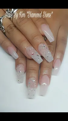 Natural color crystal pixie nails | Crystal nails, Fake nails designs,  Pixie crystal nails