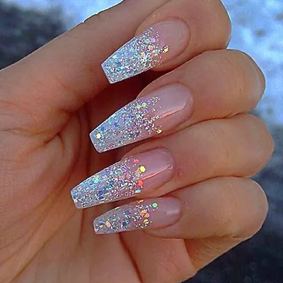 Coffin Nails trends. Swarovski pixie nail art. Nails trends. Crystals nails  trenď. Chrome nails - YouTube