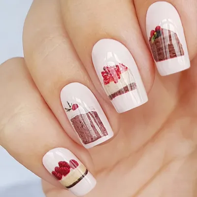 Pin by Nasty on Фрукты Пирожное Сладости Fruit sweets | Fruit nail art,  Nail designs summer, Best nail art designs