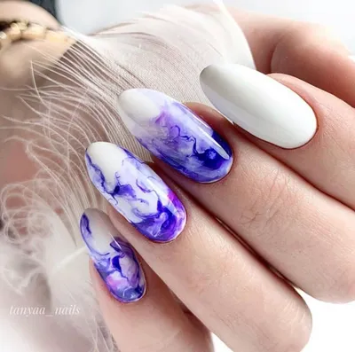 Маникюр с разводами 2023: яркие идеи для вдохновения | Perfect nails,  Beautiful nails, Cute nails