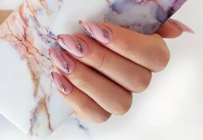 Маникюр с разводами: 50 идей для вдохновения • Журнал NAILS